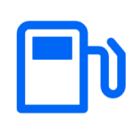 Low fuel warning symbol