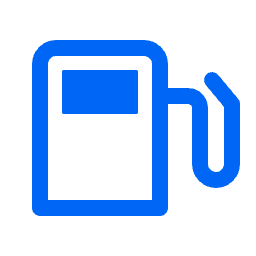 Low fuel warning symbol